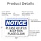 Signmission Safety Culture Sign, 10 in Width, Aluminum, Rectangle OS-2PACK-NS-A-710-L-17458 - alternate 7